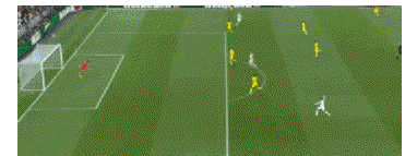 刺控球率占, 次射正